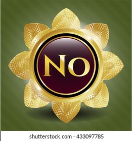 No golden emblem