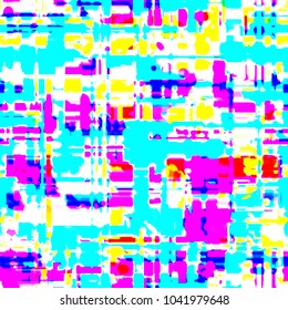 No gradient. Offset rectangles. Colorful seamless texture. Abstract vector background for web page, banners backdrop, fabric, home decor, wrapping