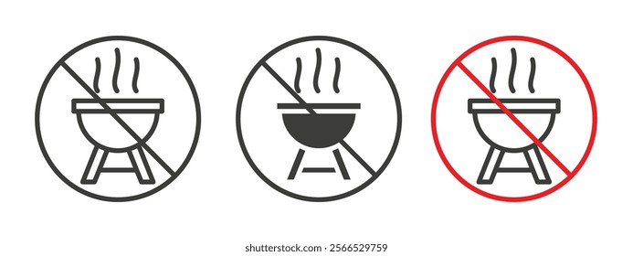 No grill signs collection for website design, app, UI design.