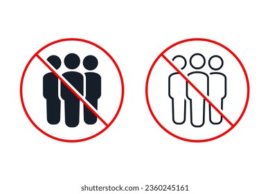 Sin icono de grupo. Vector de ilustración