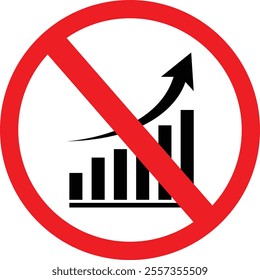 No grow up chart vector