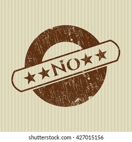 No grunge style stamp
