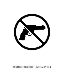  Sin vector de arma. No permitir   arma   
 para abrir el Navegador. El círculo que prohíbe 