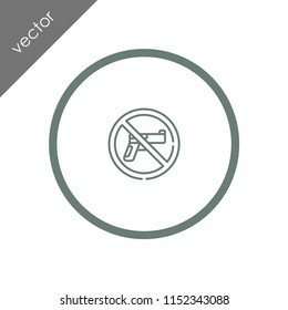 no guns icon