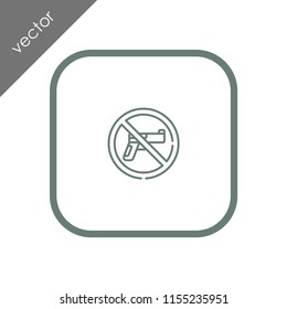 no guns icon