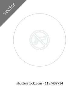 no guns icon