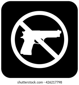 No Guns Sign