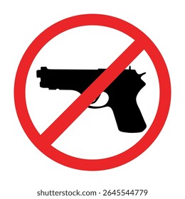 No se permiten armas Círculo rojo Iniciar sesión tachado
