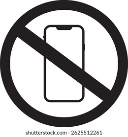 no handphone line icon design