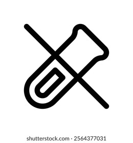 No harmful chemicals. Editable stroke vector icon.