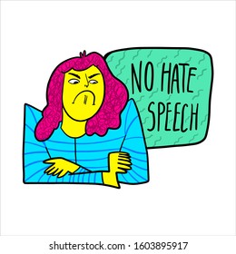 No Hate Speech. Stop Bullying