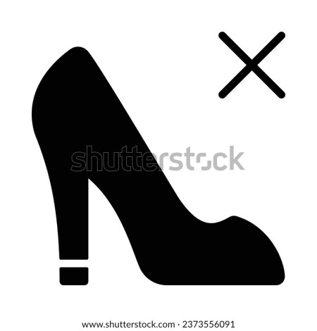 no heel no shoes forbidden Icon