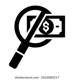 Keine versteckten Ladungen Symbol Gemischte Vektorgrafik