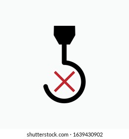 No Hook Icon. Handling Rule Symbols.