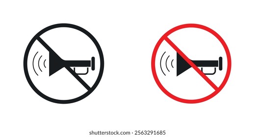 No horn sign pack for app and website ui designs.