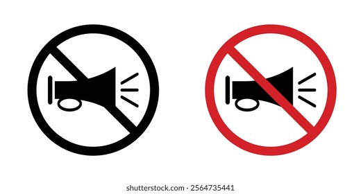 No horn sign vectors in flat syle