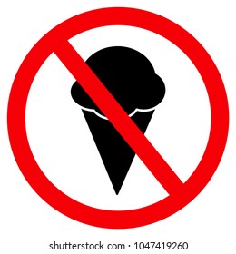 2,951 No ice cream sign Images, Stock Photos & Vectors | Shutterstock