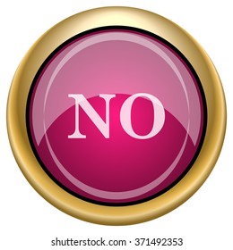 No icon. Internet button on white background. EPS10 vector.