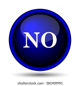 No icon. Internet button on white background. EPS10 vector