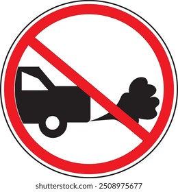 Sin ralentí, apague el Vector del aviso de advertencia del motor