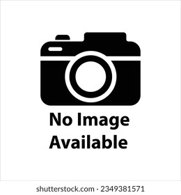 No image available icon. Photo camera icon. Flat, illustration on white background..eps