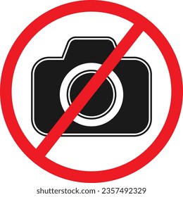No image available icon. Photo camera icon. Flat, illustration eps