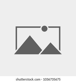 No image available icon. Template for No image or Picture coming soon. Vector illustration isolated on grey background.