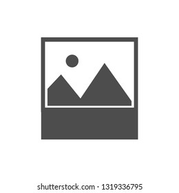No image available icon. Vector illustration, flat design.