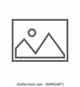 No Image Available Icon. Vector Illustration, Flat Design Stock Illustration