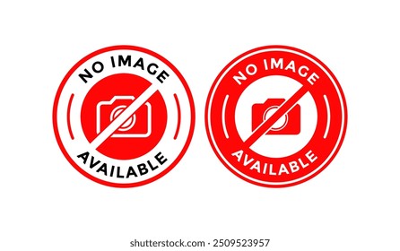 no image available like missing  picture badge logo design. Suitable for information and sign  Picture coming soon for web site or mobile app.