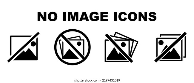 No image, photo or picture. Missing image. No available photo. Vector 10 EPS.