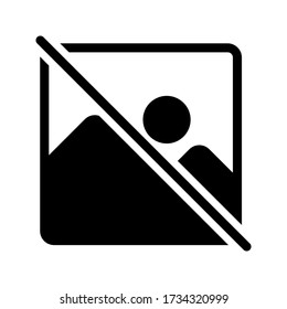 no image. photography vector icon. Means that no photo. Missing image signed or uploading No image available or folder archive. vector illustration