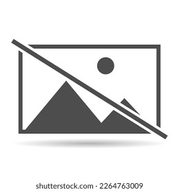No image vector symbol shadow, missing available icon. No gallery for this moment placeholder .