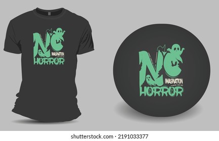 No Imagination there is no Horror welcome halloween T-shirt