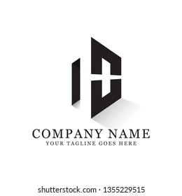 NO initial letter logo design,N AND O negative space vector, clean and strong brand market