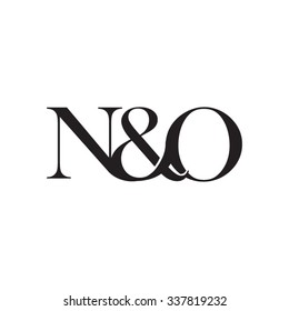 N&O Initial logo. Ampersand monogram logo