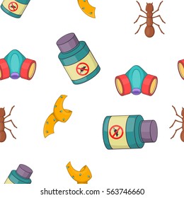 No insects pattern. Cartoon illustration of no insects vector pattern for web