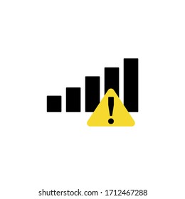 No internet access icon vector illustration