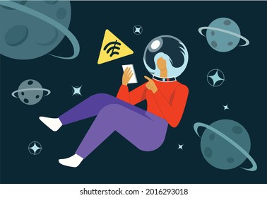 No internet concept illustration concept vector