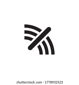 no internet vector icon logo design