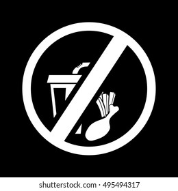 no junk food icon