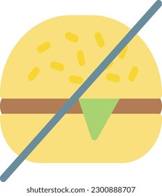 no junk Vector illustration on a transparent background. Premium quality symmbols. Line Color vector icons for concept and graphic design.
