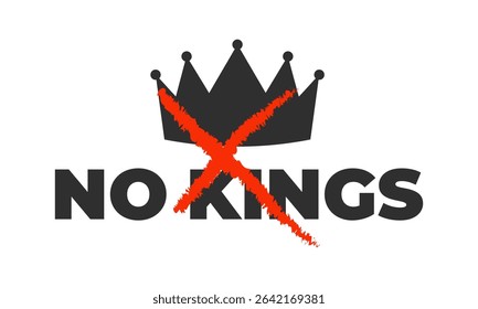 No Kings In America. No Crown. Text and Forbidden Crown. Prohibited prince