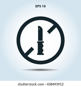 no knife icon