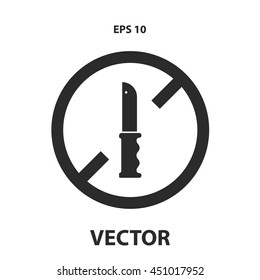 no knife icon