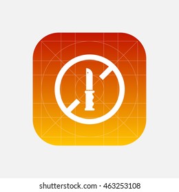 no knife icon