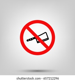 no knife icon