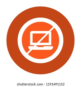 no laptop vector icon