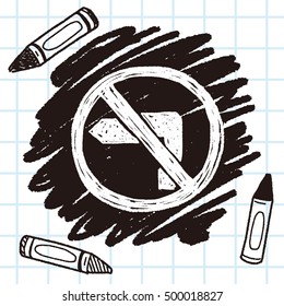 no left turn doodle