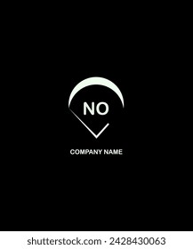NO Letter Logo Design. Unique Attractive Creative Modern Initial NO Initial Based Letter Icon Logo